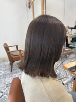 ジジ チーク 栃木(Gigi cheek)&nbsp;オリーブベージュと切りっぱなし