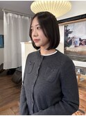 内巻きボブ