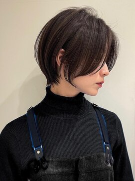 ジルブラン 横浜関内(JIL BLAN) ダブルカラーハイライトベージュカラーケアブリーチショートボブ