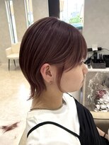 ココハナ(Kokohana)&nbsp;ショートウルフ×ピンクベージュ