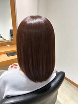 髪質改善専門店クリスプ&nbsp;ナチュラル前上がりミディアムボブ