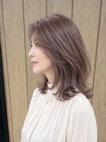 サニー(SUNNY) 艶髪カラーで魅せるセミロングスタイル