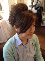 ダブル ヒッチ ヘア(W Hitch hair)&nbsp;アップスタイル