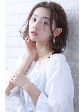 ヘアーアートシフォン 川口東口店(hair art chiffon) たまねぎアレンジも◎くびれミディ風エッジショート【川口】