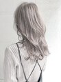ヘアーアンドアトリエ マール(Hair&Atelier Marl) ミルクティーベージュカラー×セミロング