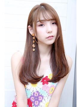 オーシャン(Ocean) [OCEAN Hair&Life藤原純]ストレートワンカールロング☆