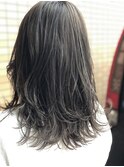 ダークグレージュハイライト