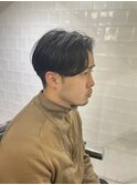 初めてのバーバースタイル 中分け