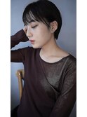 [Garland/銀座]☆似合わせカットエアリー透け感ショート☆ 
