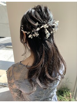 シミズヘアー(SHIMIZUHAIR) ハーフアップ