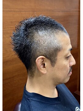 ケースタイル ヘアスタジオ 神保町店(K STYLE HAIR STUDIO) お洒落/ワイルド/バーバースタイル/刈り上げ/短髪/メンズ