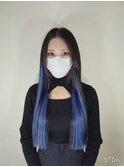 黒髪から妖艶なエクステは・・・