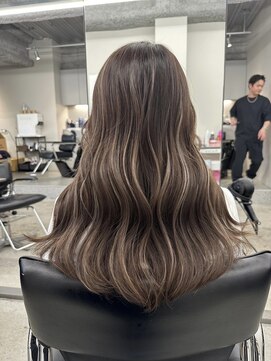 ジルブラン(JIL BLAN) ハイライトバレイヤージュダブルカラー20代30代40代グレージュ