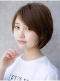 前髪あり大人ショートボブ20代30代40代【AIN.表参道】川原大地