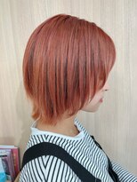 メロウ(mellow)&nbsp;ダブルカラー×オレンジ×酸熱トリートメント