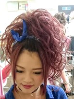 ヘアセットアップス(UP's) ☆イベント♪ライブ♪大きめ盛り髪ちらしアップスタイル(*'▽')