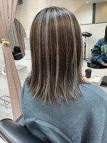 ルクス(Lux) 【hairLux石原霞】白髪を本当にぼかすハイライトを施術します。