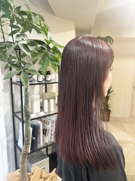 テン 京急川崎店(ten) ピンクブラウン×艶感