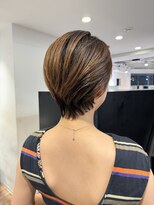 トレス(TRESS)&nbsp;ショートパーマ　ニュアンスパーマ　毛流れショート