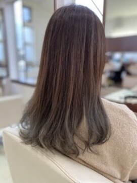 リッチアリュール(Ricci ALLURE) グラデーションカラー/グレージュアッシュ/30代/40代/50代