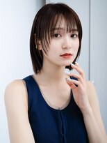 レノラ 本町(LENORA) ◯ぱっつん前髪薄めバング短めバングフェイスレイヤーカット小顔