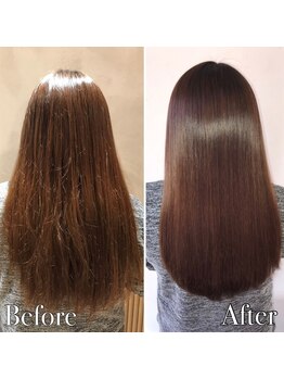 マズロ(maslow)の写真/髪質改善トリートメントを2種類ご用意☆【ハリウッドトリートメントKP×メテオ酸熱トリートメント】