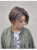 ショートレイヤー/ハイトーンカラー/ケアブリーチ☆
