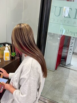 アイズ 本厚木(AIZU) 白髪ぼかし デザインカラー