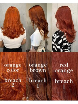 レオクマ(REOKUMA) オレンジカラー/オレンジブラウン/レッドオレンジ