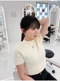 坂道アイドル系×前髪・顔まわりカット