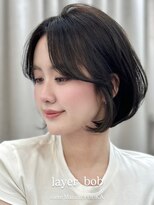 シーテメゾン(Ciete Maison)&nbsp;【yuuka】レイヤーカット　ミディアム　韓国ヘア　くびれヘア