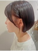 ほんのりインナーカラー×ショートボブ【jam 田村】