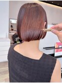 大人ボブ*ミニボブ*縮毛矯正*酸性ストレート*30代40代50代