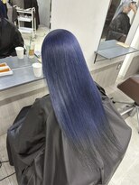 ジルバイジゼル(JILL by GiseL)&nbsp;ネイビーブルー×エンドカラー