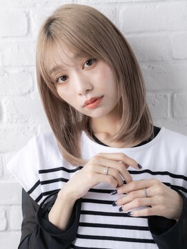 フィーユ 郡山安積店(FEYU) ミディアムヘア/デザインカラー/フェイスフレーミング/郡山157