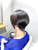 ぷう&nbsp;40代50代60代◎大人ボブスタイル　袋町／白髪染め／カット