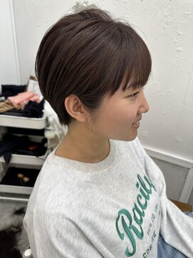 ロミー 本厚木(ROMMY.) ショートマッシュボブ◎ココアブラウン前髪あり◎20代～50代