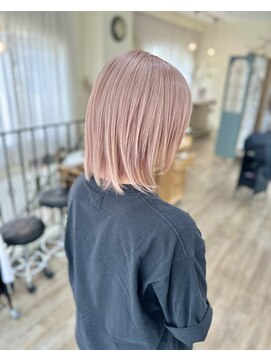 ラウラアンドロー(LAURA&RO) ミルクティーベージュダブルカラーインナーカラーケアブリーチ