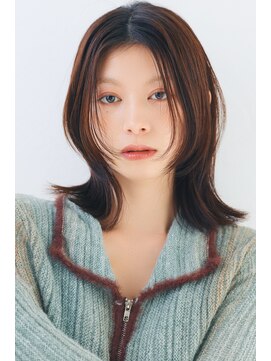  @kanaoka_saki透明感カラー/レイヤーカット/小顔カット