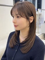 アイトーキョーエス 渋谷(AI TOKYO S)&nbsp;フェイスレイヤー/顔周りカット/ナチュラルベージュ