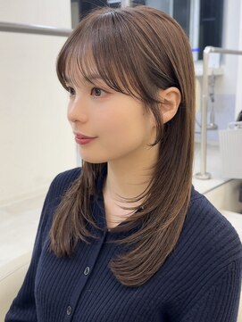 アイトーキョーエス 渋谷(AI TOKYO S) フェイスレイヤー/顔周りカット/ナチュラルベージュ