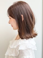 アグノス 青山(Agnos)&nbsp;ミディアムレイヤーカットモテ髪ワンカールデジタルパーマ