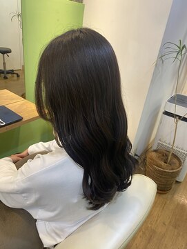 エシカル(ethical) 【大人かわいい】暗めでも重く見えない透明感ベージュカラー