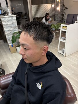 アンサ 伏見桃山店(ANSA) フェード×ショートスタイル