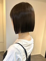 ワット(W)&nbsp;【W】小林 切りっぱなしボブ/ツヤ感ブラウン
