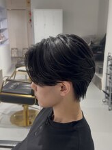 ボルド(Bordo)&nbsp;曲がる縮毛矯正作るニュアンスセンターパート