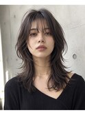 ハッシュカット_韓国レイヤーカット顔周り調布前髪カット