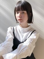サーカス バイ ビュートリアム 青山(CIRCUS by BEAUTRIUM)&nbsp;20代30代40代　ボブ　ミニボブ　前髪あり　暗髪　丸顔　面長