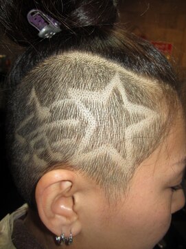 トリックストア(TRICK STORE) バリカンアート「太陽と星」