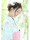 [K-two銀座]フェミニンゆる編みUPスタイル夏のヘアアレンジ